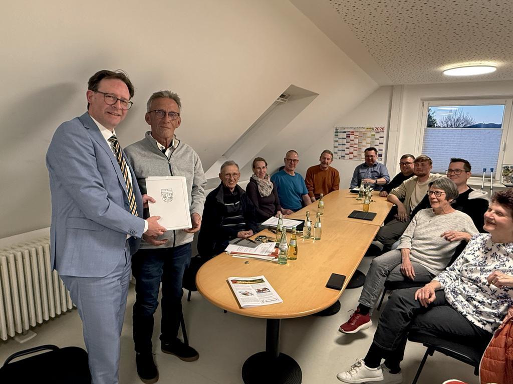 Besuch des Landrats in Großlittgen